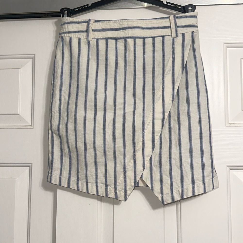 MADEWELL Portside Ikat Stripe Linen Blend